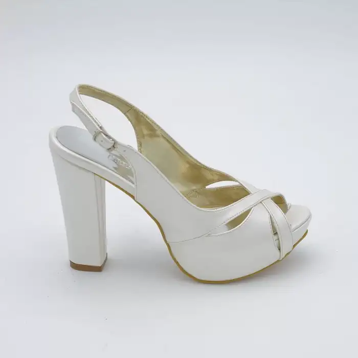 6006 Abiye Bayan Ayakkabı Sedef 11,5 cm