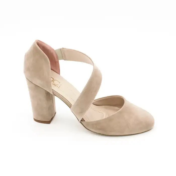 102 BNO Bayan Ayakkabı Ten Süet