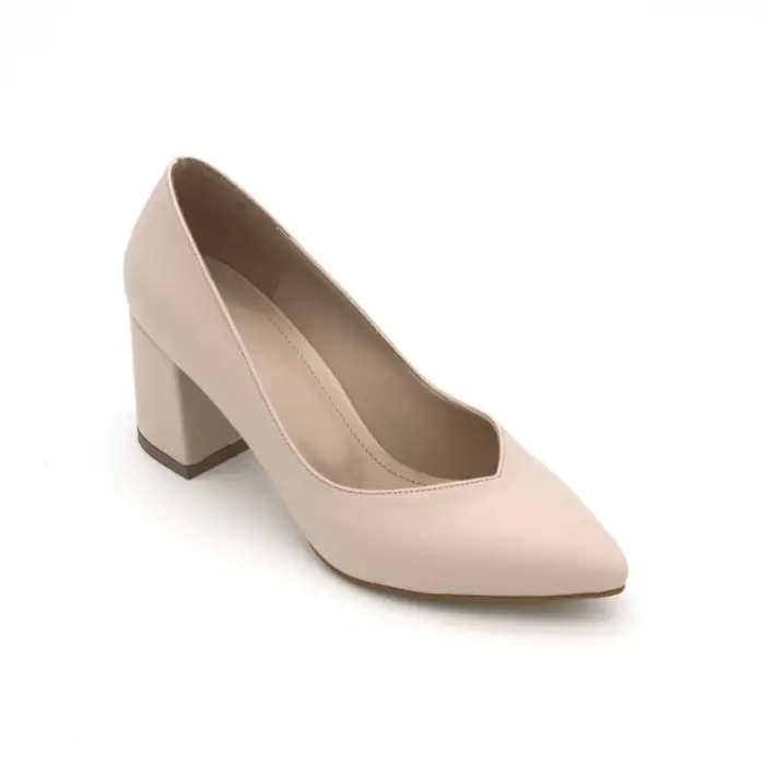 303 EST Klasik Bayan Ayakkabı Stiletto Ten