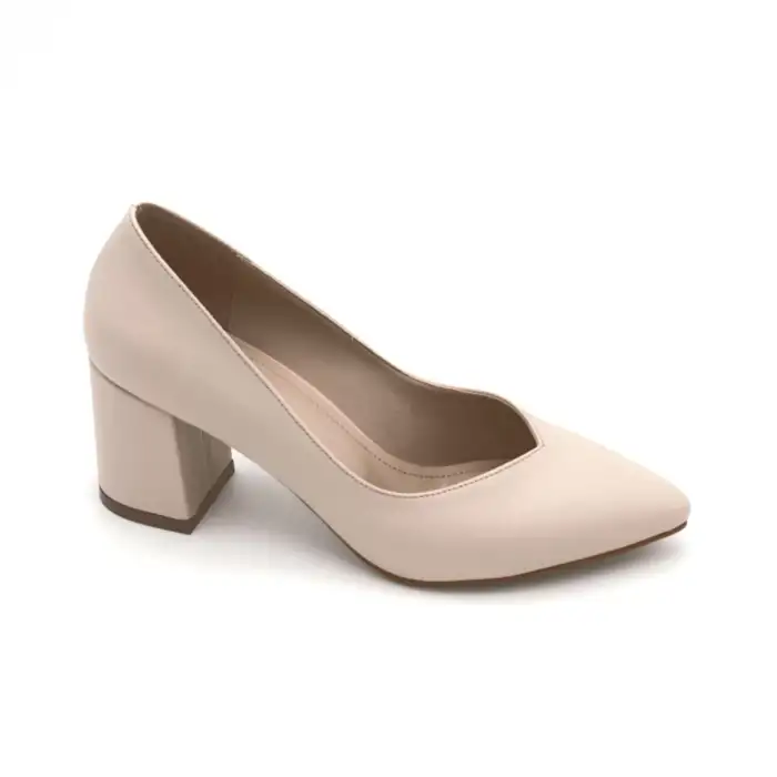 303 EST Klasik Bayan Ayakkabı Stiletto Ten