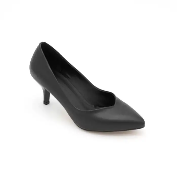 96 EST Klasik Bayan Ayakkabı Stiletto Siyah