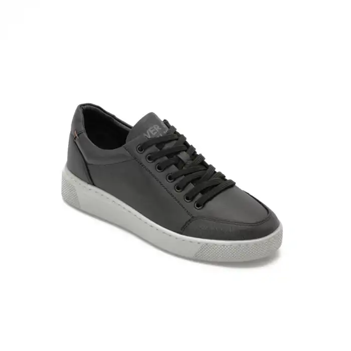 3600 DMT Hakiki Deri Bayan Ayakkabı Siyah