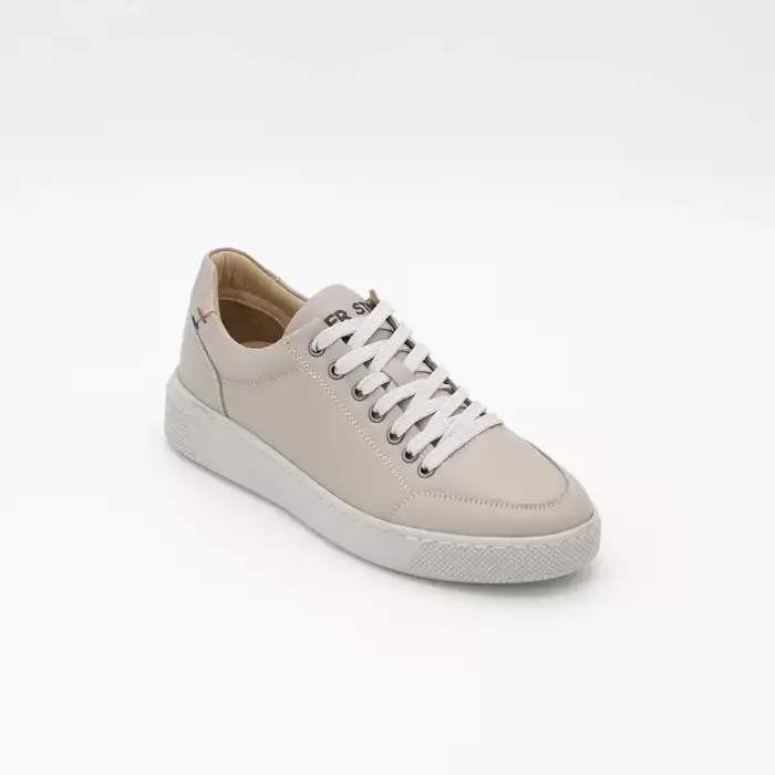 3600 DMT Hakiki Deri Bayan Ayakkabı Bej