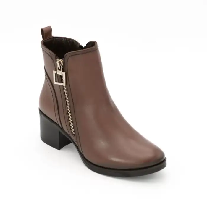 92163 SRK Hakiki Deri Bayan Bot Taba