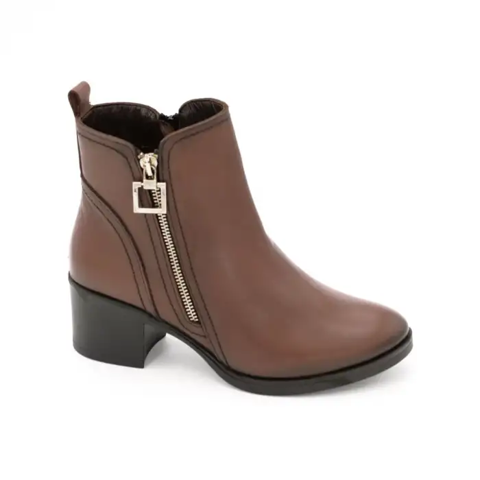 92163 SRK Hakiki Deri Bayan Bot Taba