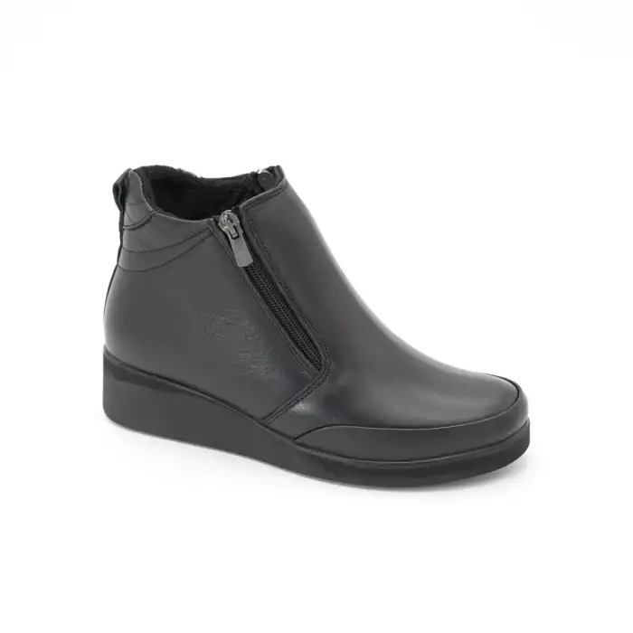 431 ARX Hakiki Deri Comford Bayan Bot Siyah