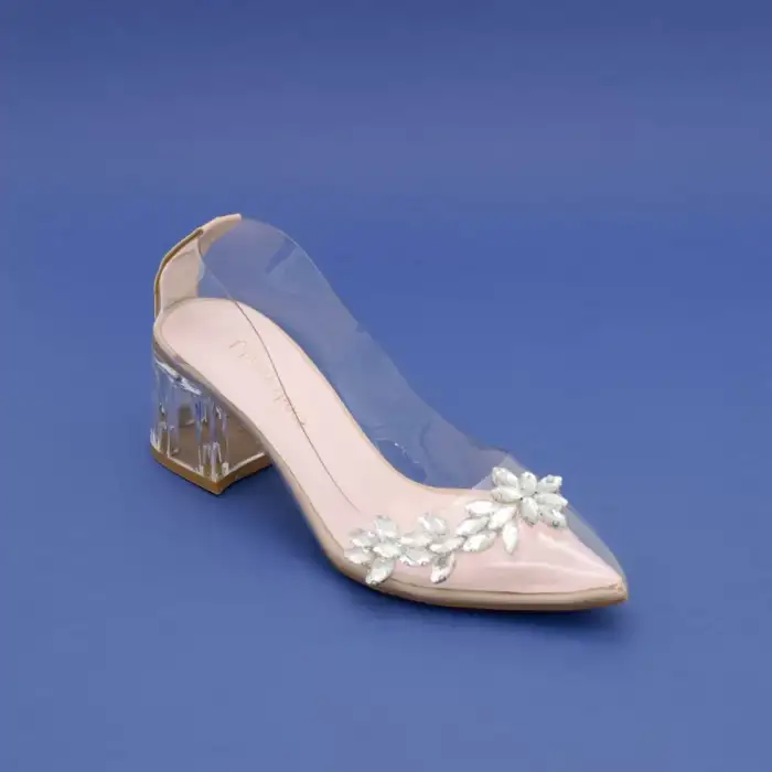 ULS Bayan Şeffaf Stiletto 6 cm