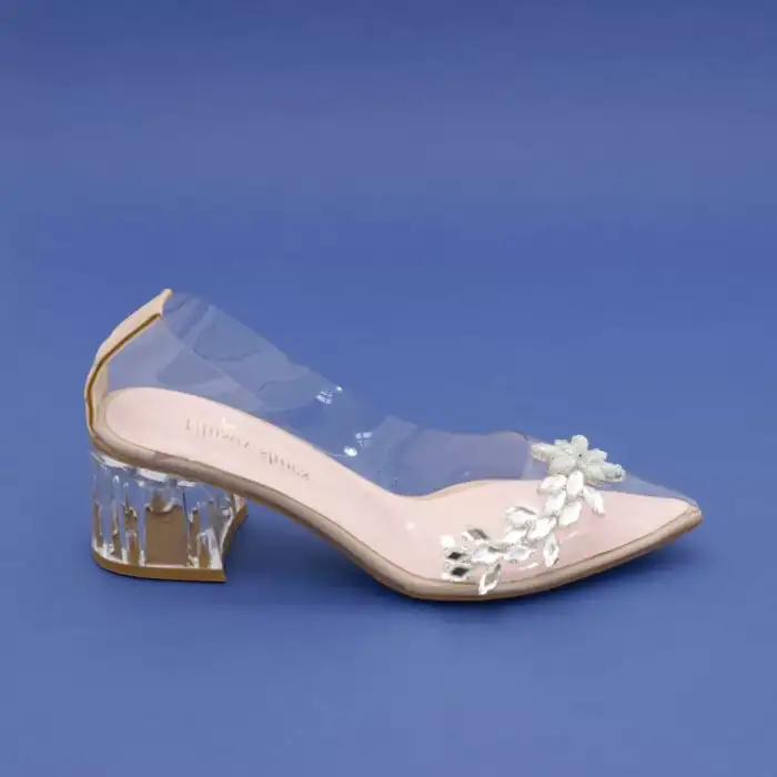 ULS Bayan Şeffaf Stiletto 6 cm