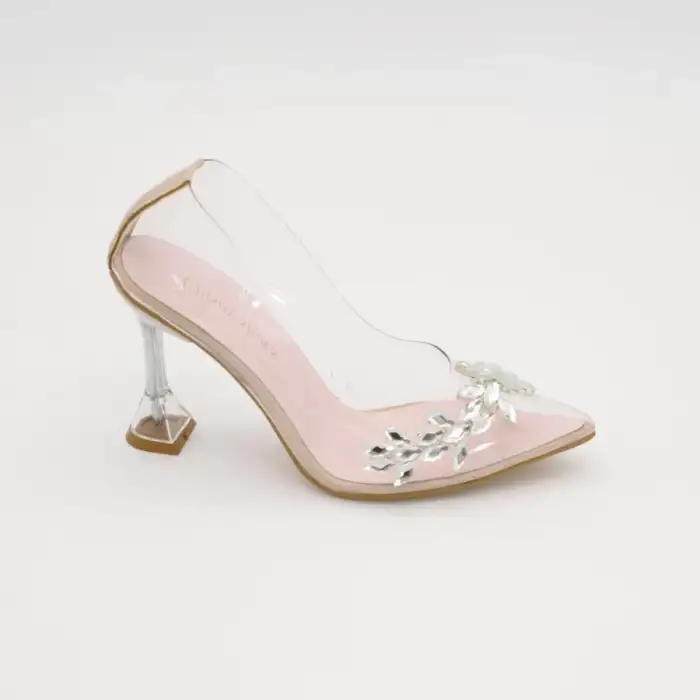 ULS Bayan Şeffaf Stiletto 9 cm