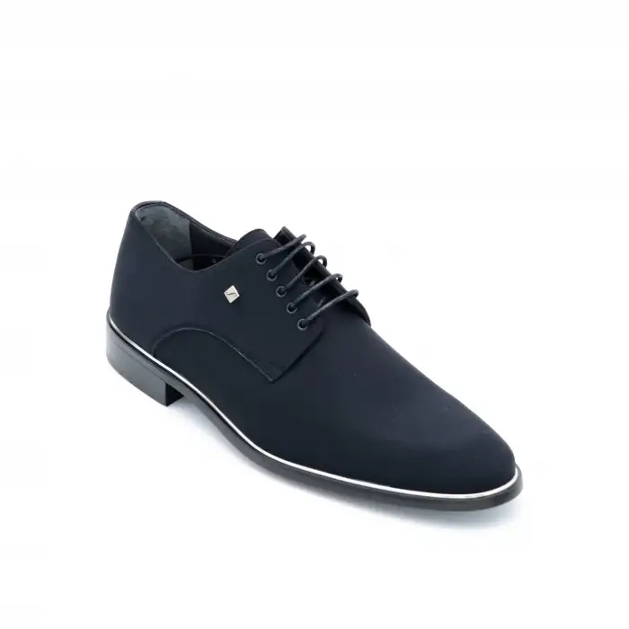 8003 Fosco Klasik Erkek Ayakkabı Siyah Saten