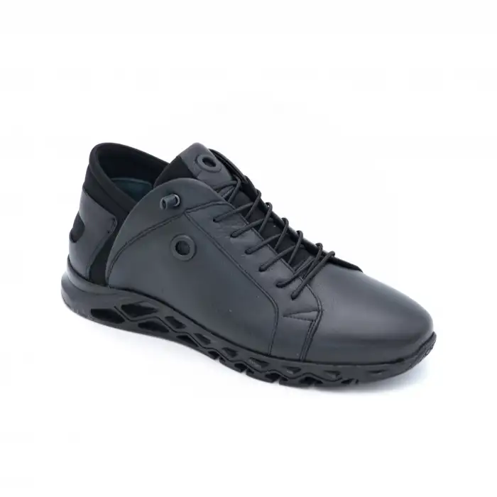 4511 Pepita Kışlık Erkek Ayakkabı Siyah