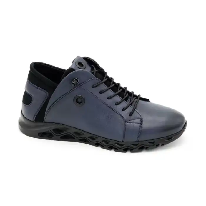 4511 Pepita Kışlık Erkek Ayakkabı Lacivert