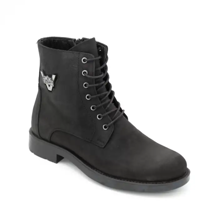 3517 Pepita Erkek Bot Siyah Nubuk