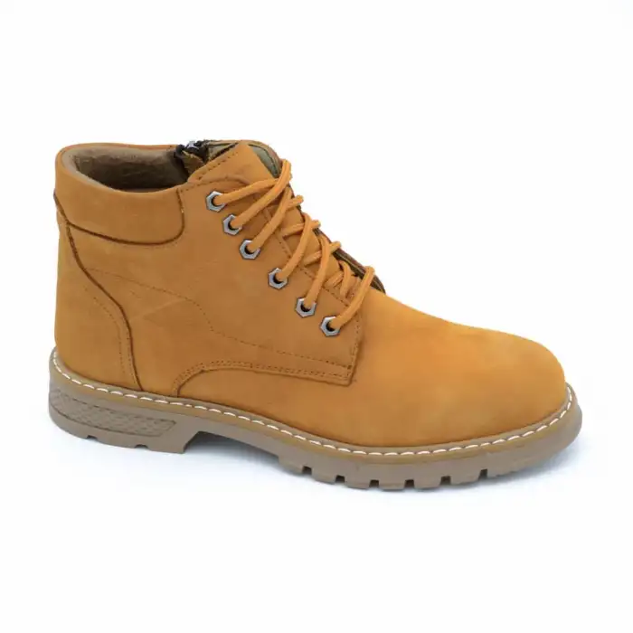526 SLR Erkek Bot Sarı Nubuk