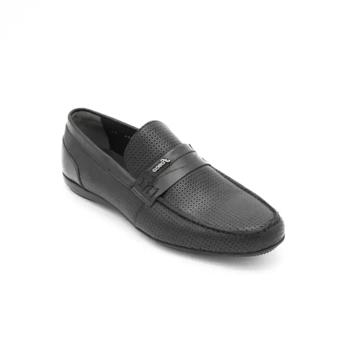 9034 Fosco Erkek Loafer Ayakkabı Siyah