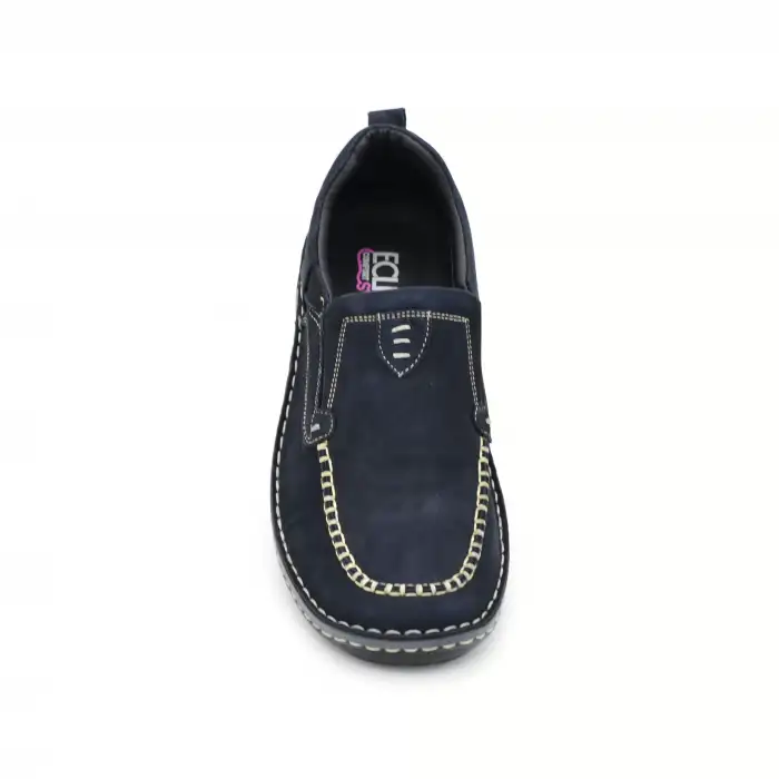 9545 FTF Comford Erkek Ayakkabı Lacivert Nubuk