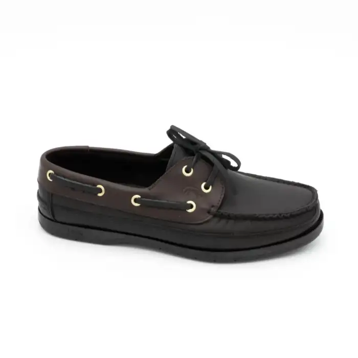 KCR Erkek Marine Ayakkabı Siyah-Kahve