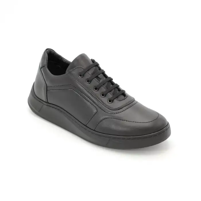 872 DMT Hakiki Deri Kışlık Erkek Ayakkabı Siyah