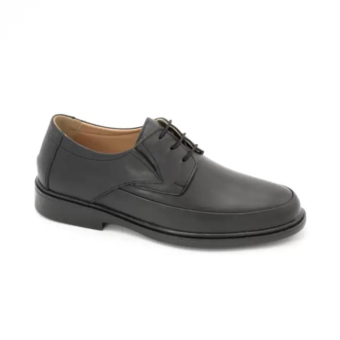 SHM 211-2 Hakiki Deri Comford Erkek Ayakkabı Siyah