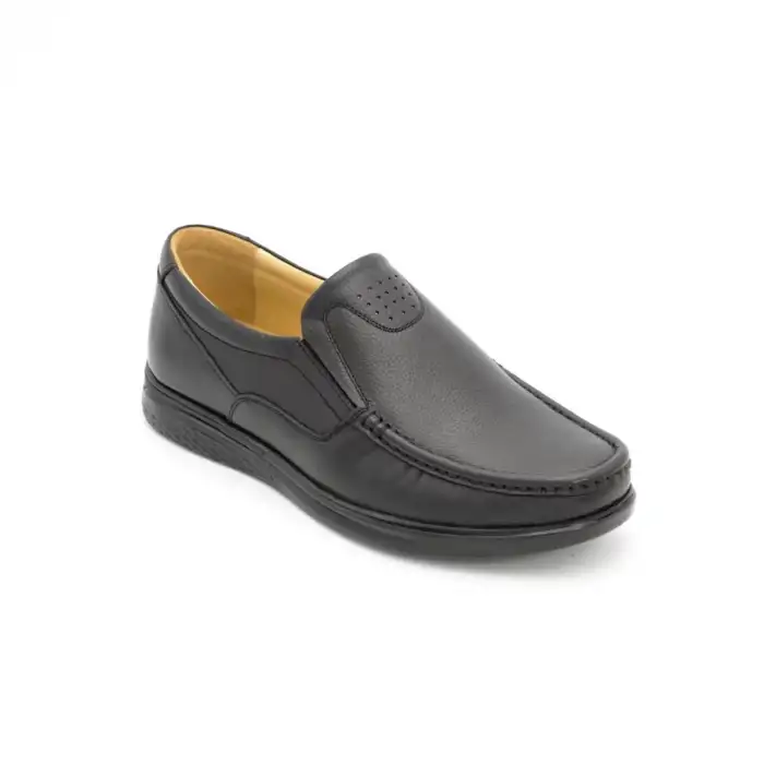 SHM 400-4 Hakiki Deri Comford Erkek Ayakkabı Siyah