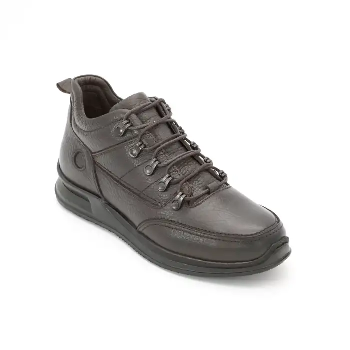 4509 Pepita Kısa Erkek Bot Kahve