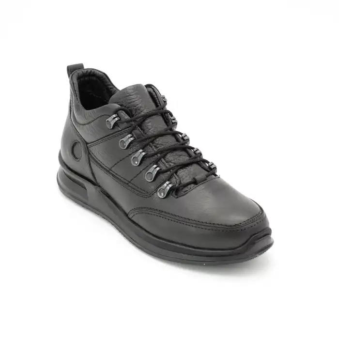 4509 Pepita Kısa Erkek Bot Siyah