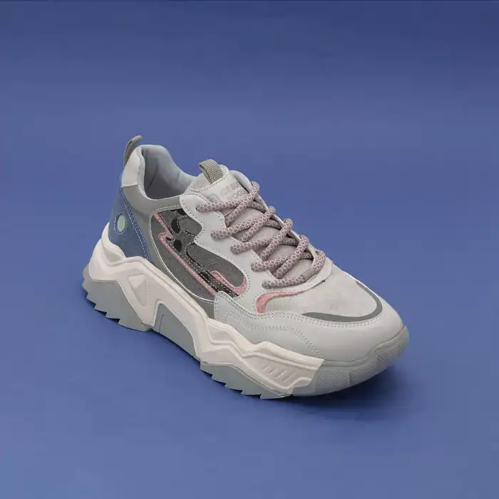 SMS 65100  Bayan Spor Ayakkabı Buz Gri