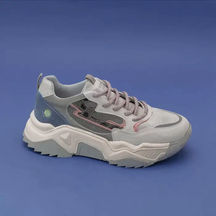 SMS 65100  Bayan Spor Ayakkabı Buz Gri