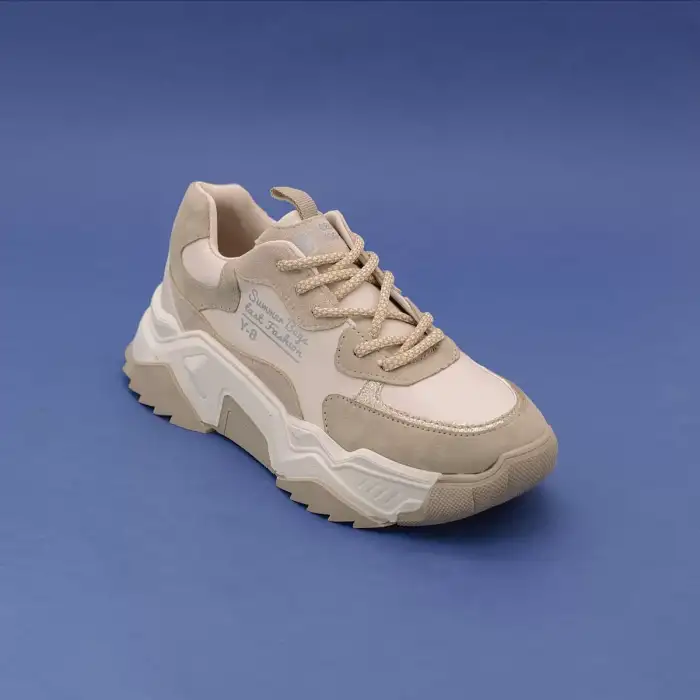 SMS 65131  Bayan Spor Ayakkabı Bej