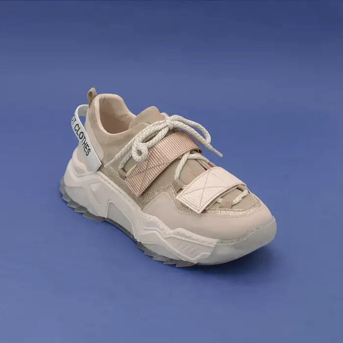 SMS 65140  Bayan Spor Ayakkabı Bej