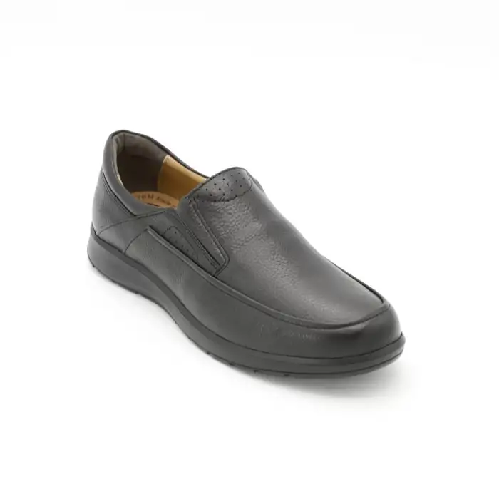 SLR 001 Hakiki Deri Erkek Comfort Ayakkabı Siyah