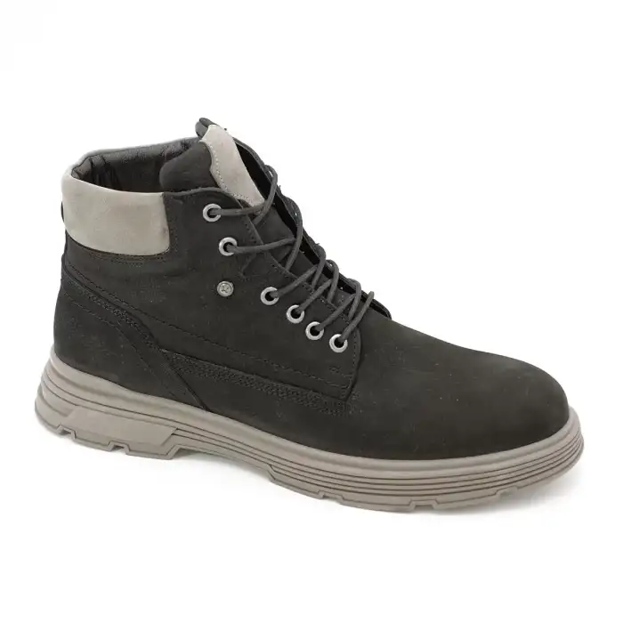 4976 Pepita Erkek Bot Siyah Nubuk