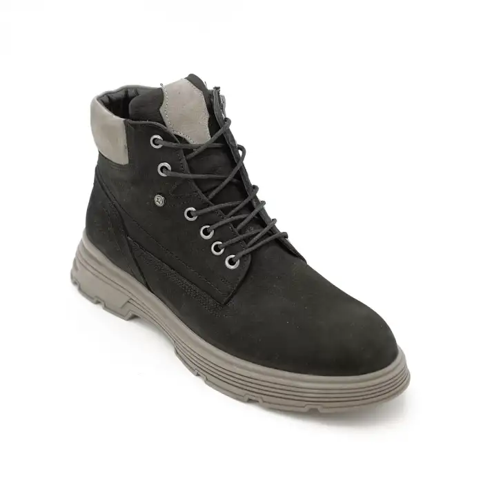 4976 Pepita Erkek Bot Siyah Nubuk