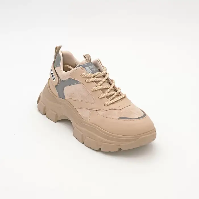 SMS 58128  Bayan Spor Ayakkabı Vizon