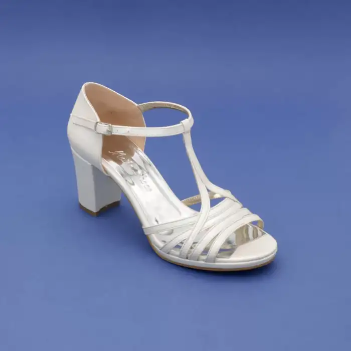 4718 Abiye Bayan Ayakkabı Sedef 7 cm