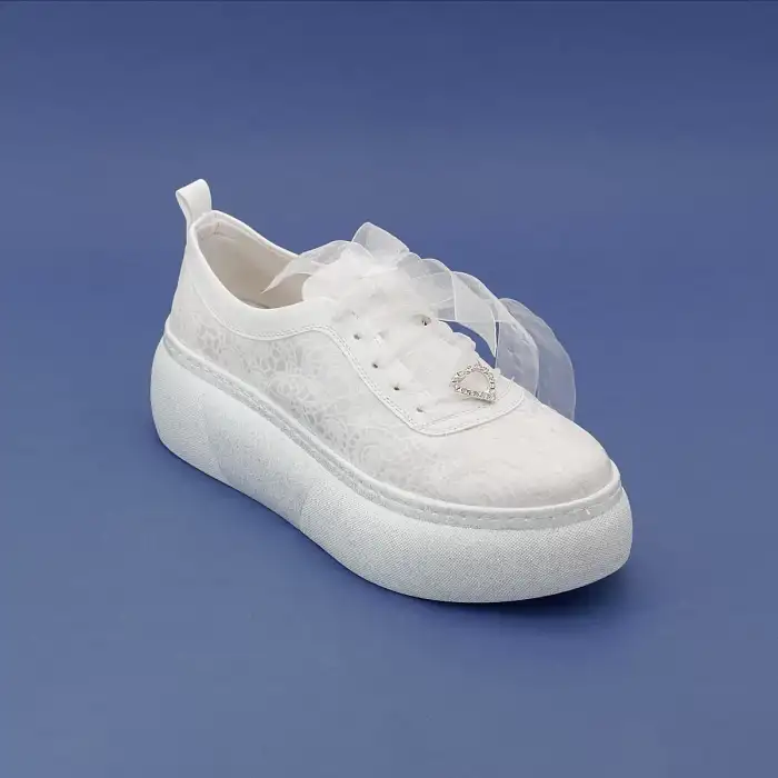 Gelin Ayakkabı 5 cm Güpür