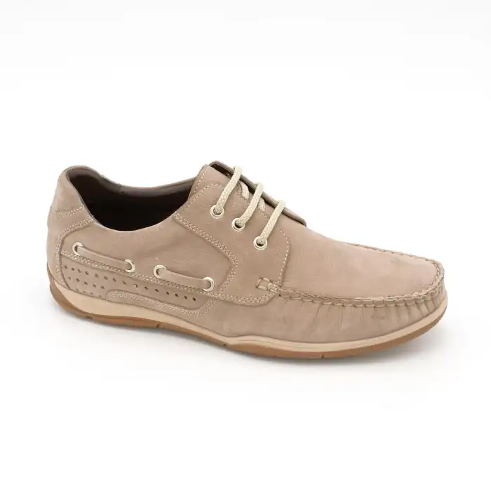 11153-2 FTF Erkek Ayakkabı Kum Nubuk Bağlı