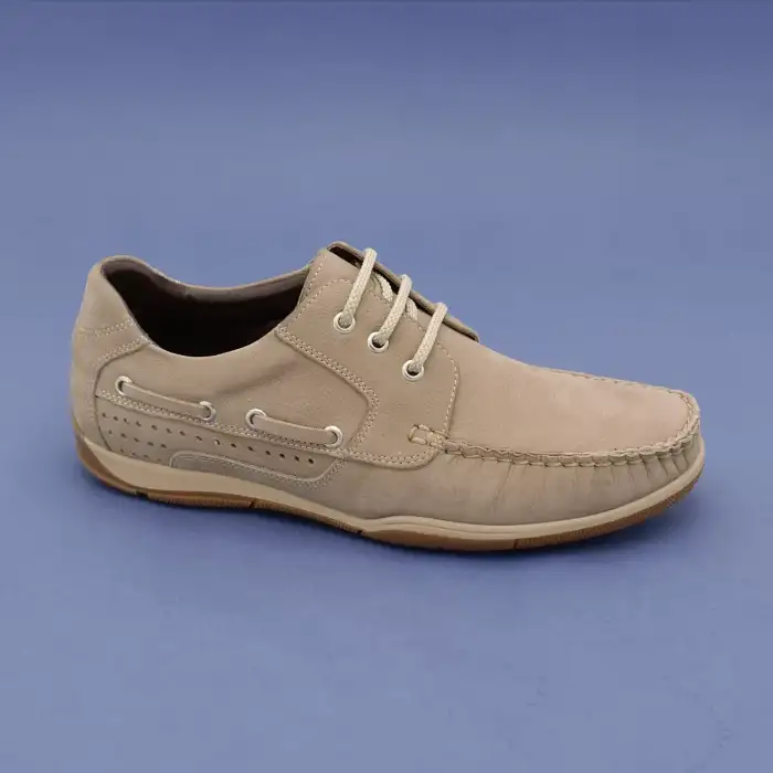 11153-2 FTF Erkek Ayakkabı Kum Nubuk Bağlı
