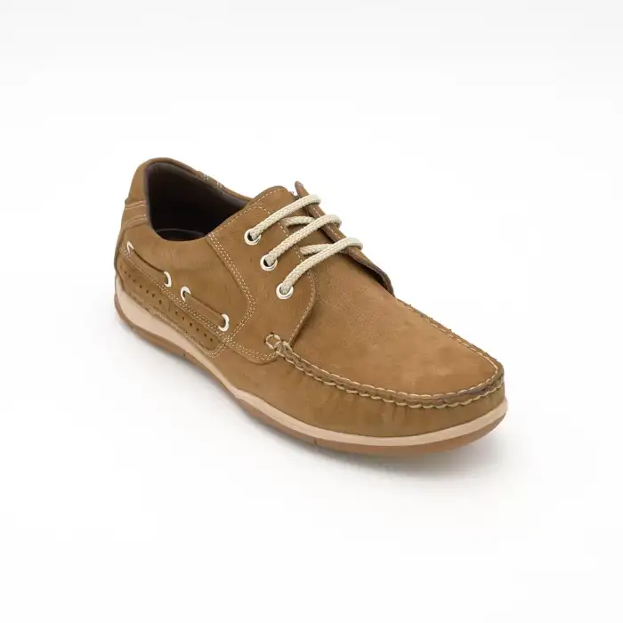 11153-2 FTF Erkek Ayakkabı Tütün Nubuk Bağlı