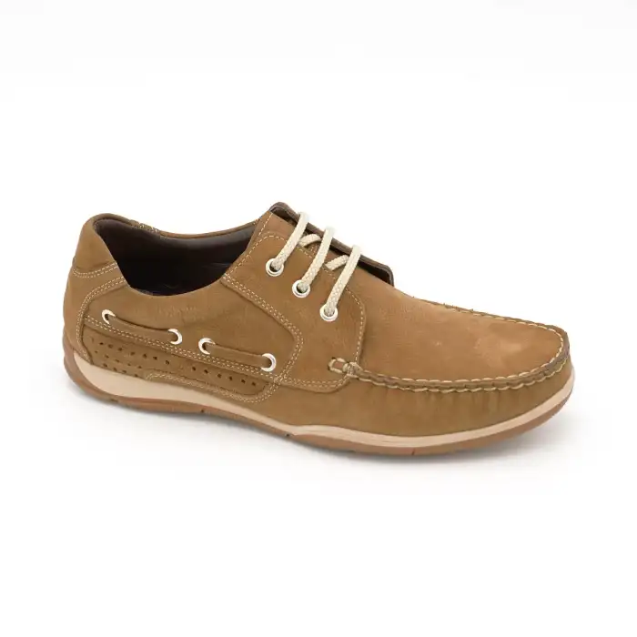 11153-2 FTF Erkek Ayakkabı Tütün Nubuk Bağlı