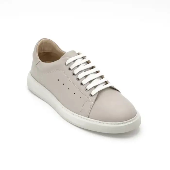 DMT 952 Hakiki Deri Erkek Spor Ayakkabı Taş