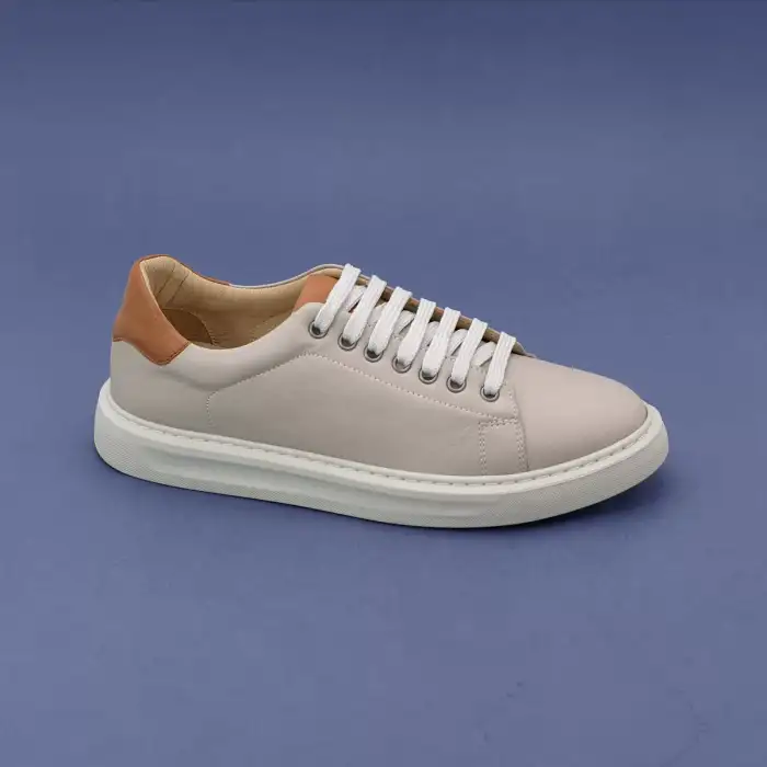 3602 DMT Hakiki Deri Bayan Ayakkabı Taş Poli