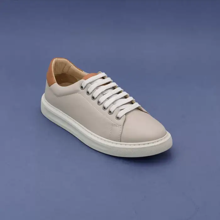 3602 DMT Hakiki Deri Bayan Ayakkabı Taş Poli