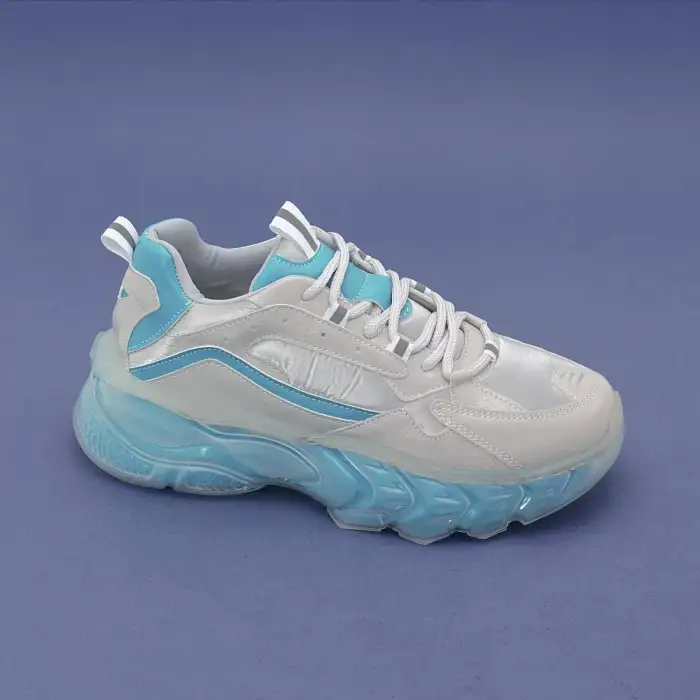 SMS 70150  Bayan Spor Ayakkabı Gri Rugan