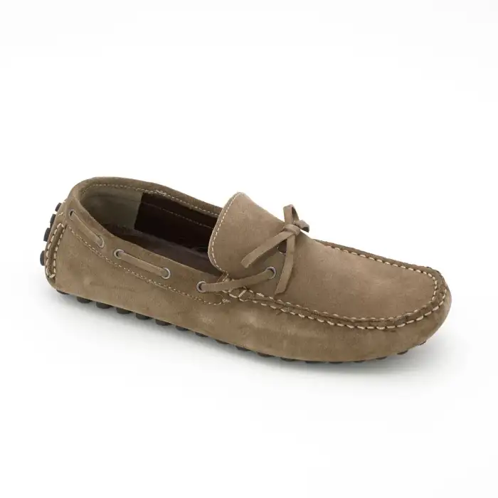 2001 YKT Erkek Loafer Ayakkabı Bej Süet