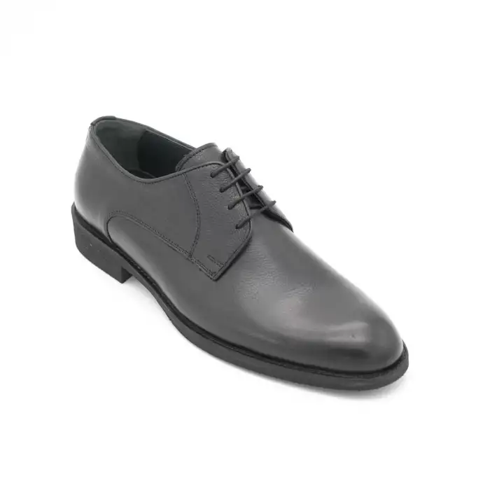 6130 Pepita Klasik Erkek Ayakkabı Siyah Nata Termo