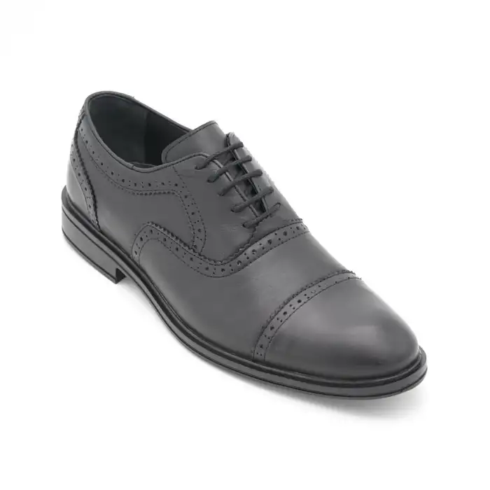 4431 LFG Büyük Numara Klasik Erkek Ayakkabı Siyah