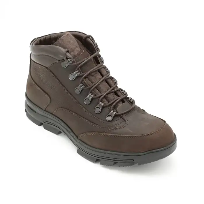 3965 Pepita Erkek Bot Kahve Nubuk