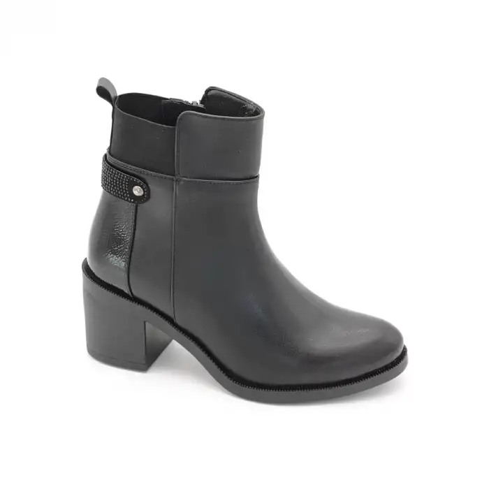 Sms 4299 Bayan Topuklu Bot Siyah