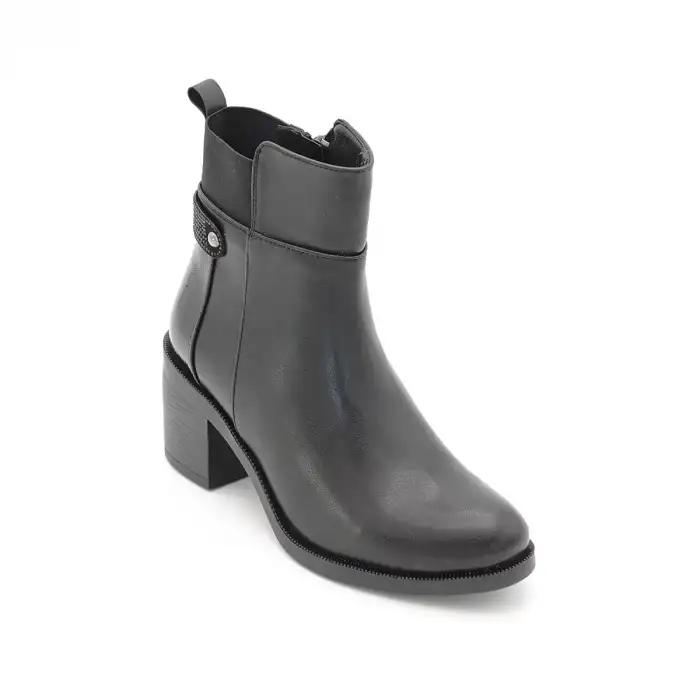 Sms 4299 Bayan Topuklu Bot Siyah